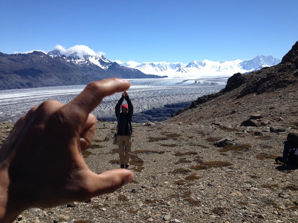 Ali Habbtar Viedma Glacier from Paso Huemul