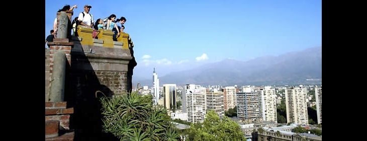 View from Cerro Santa Lucia