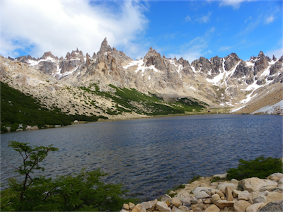 Lake above Peuma Hue