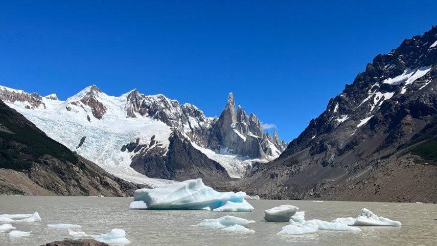 Cerro Torres in Los Glaciares National Park in Argentina.