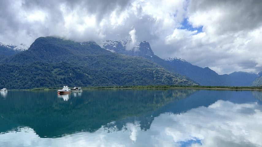 Lake Todos los Santos in the Chilean Lake District