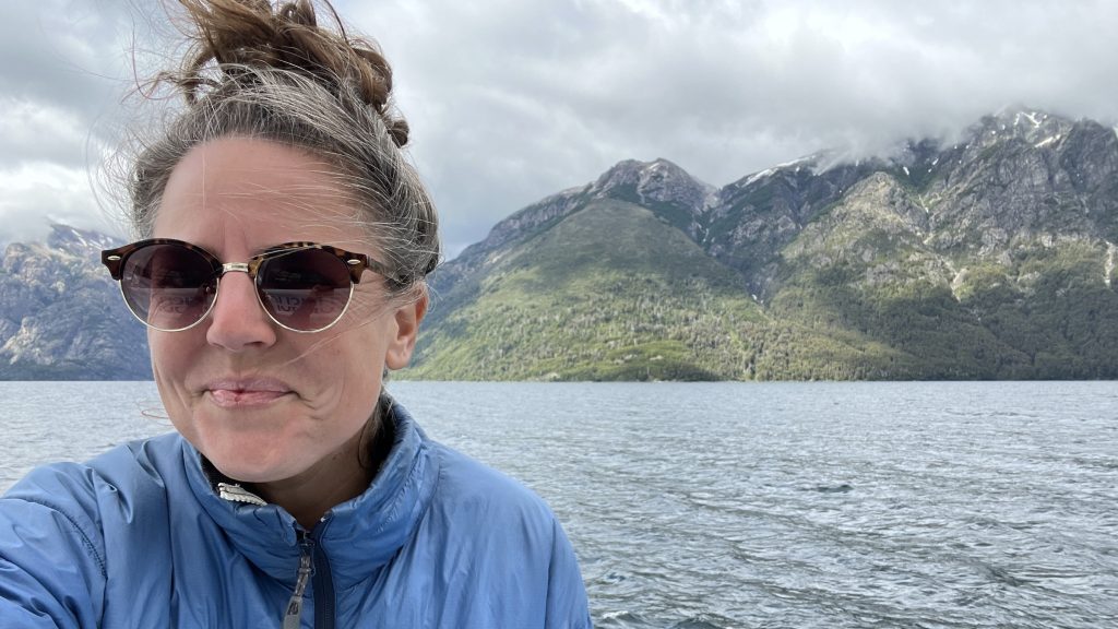 Swoop Patagonia specialist Sydney Miller on Lake Nahuel Huapi