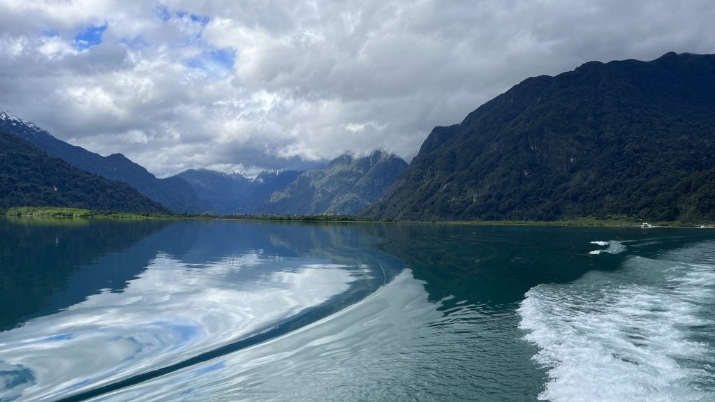 Mountains and Lake Todos los Santos in Chile