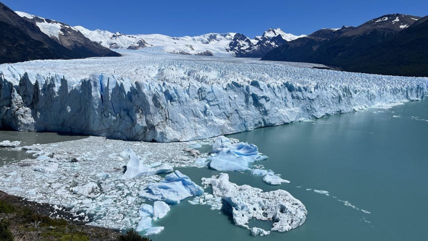 Perito Moreno Glacier in Los Glaciares National Park in Argentina