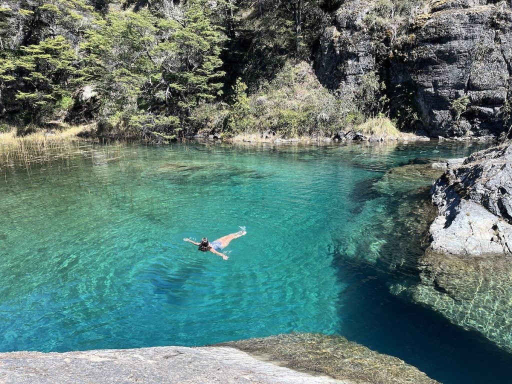 Cold water swim - Calm in Cocrhane