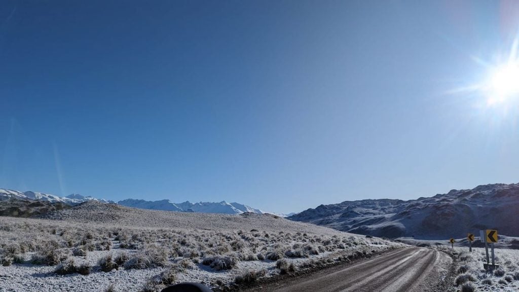 Sun shining in Patagonia