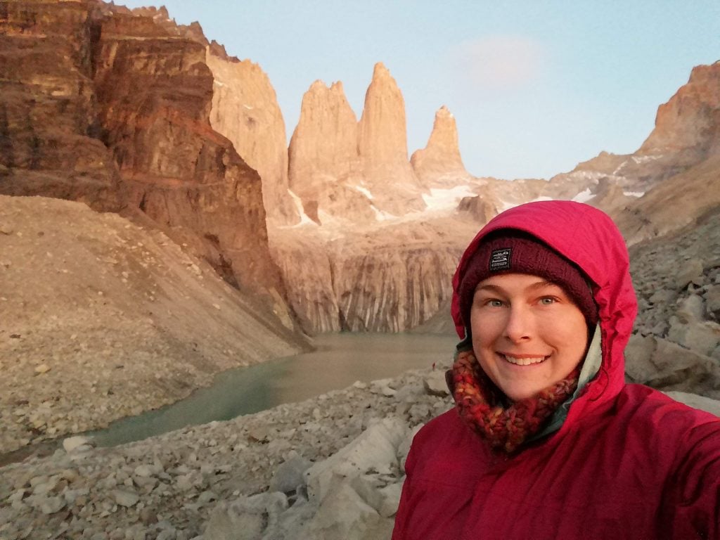 Alicia Caton braced for all weathers in Patagonia