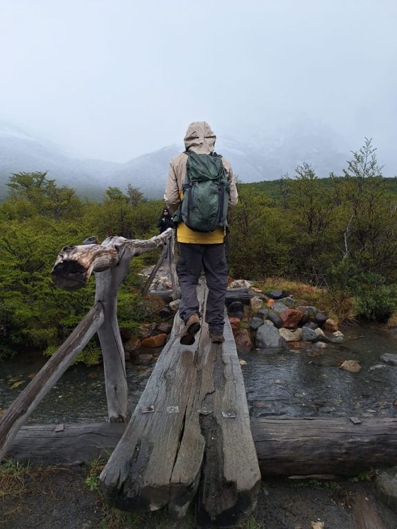 Wet weather walk in Patagonia