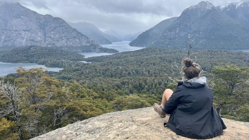 View from Cerro Llao Llao in the Argentine Lake District