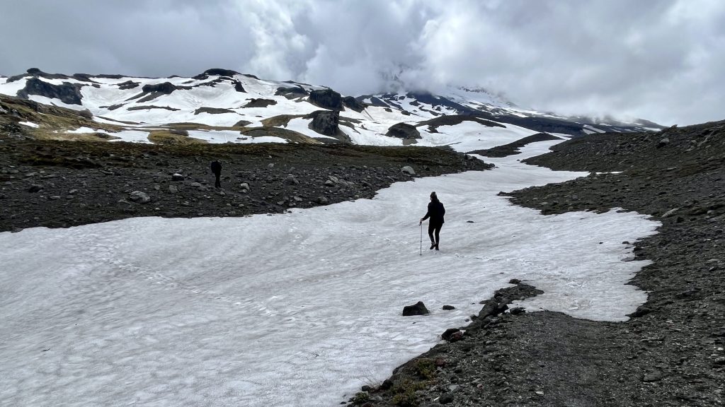 Lanin Volcano Base hike near San Martín
