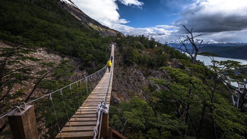Hanging Bridge to Glacier Grey