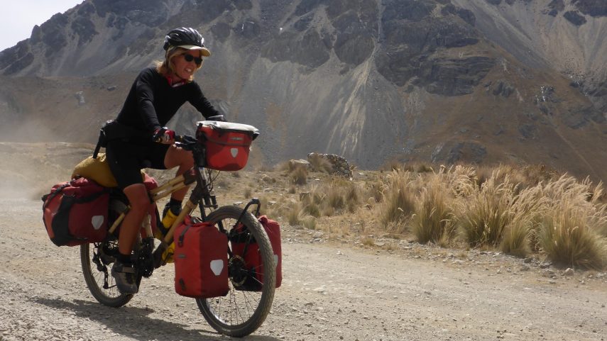 Kate Rawles cycling int hr Cordillera Blanca mountains PerucreditChrisLoynes