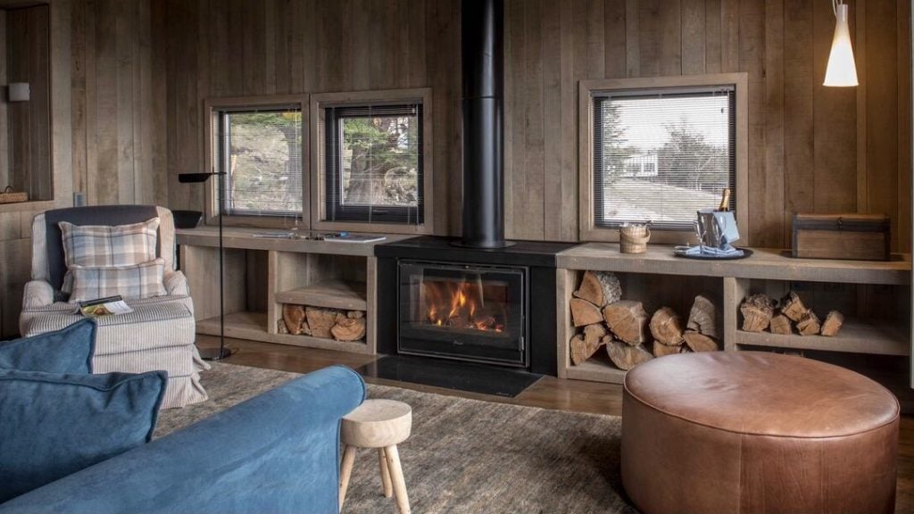 Villa interior at Awasi Patagonia Luxury lodge