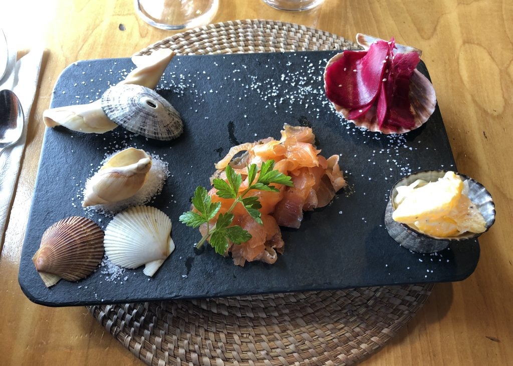 Fine dining at Alma Yaghan near Ushuaia in Argentina